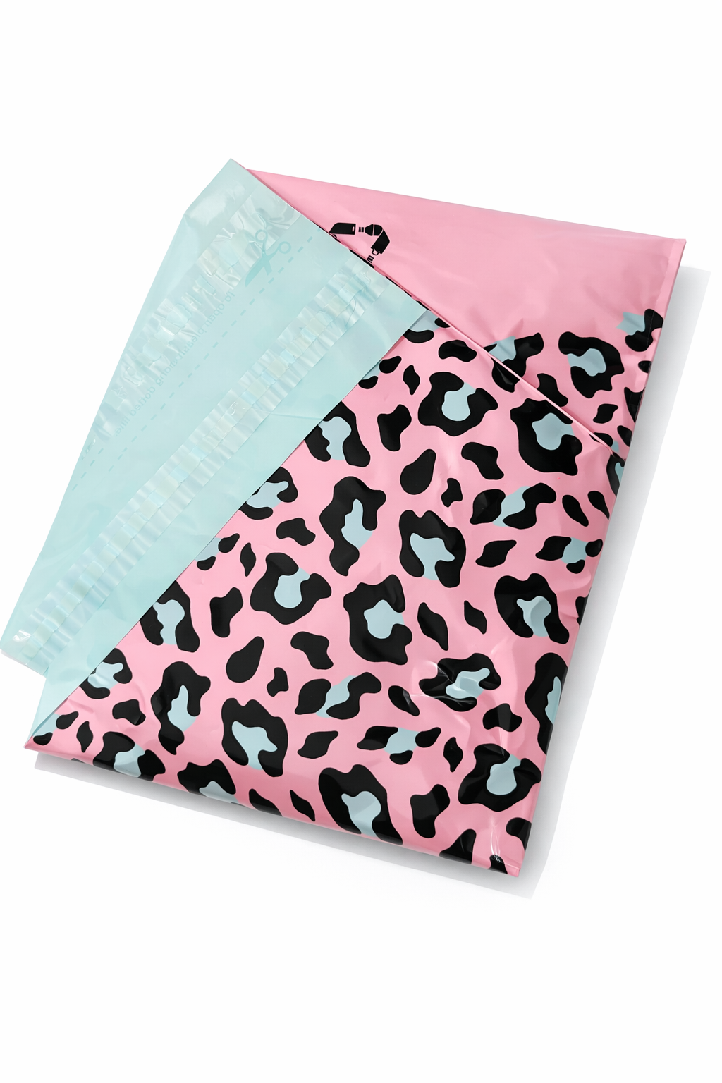 Leopard Print Mailing Bags | Small | 26x40cm | Pack of 20 | Recycled Plastic