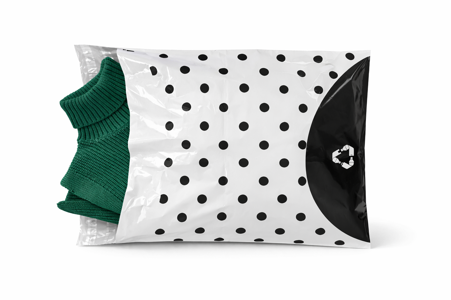 Polka Dot Mailing Bags | Large | 58x70cm | Pack of 20 | Recycled Plastic