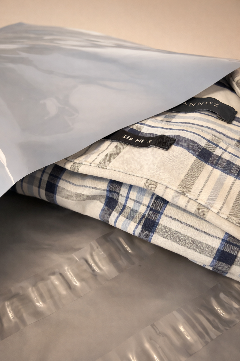 Stripe Mailing Bags | Small | 26x40cm | Pack of 20 | Recycled Plastic