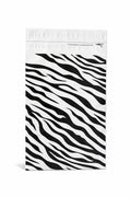 Zebra Print Mailing Bags - Small 26x40cm Pack of 20 - Eco-Friendly Recycled Plastic BSP Retail