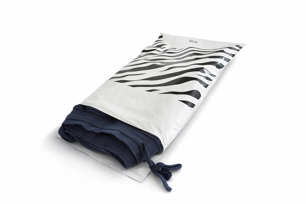 Zebra Print Mailing Bags - Small 26x40cm Pack of 20 - Eco-Friendly Recycled Plastic BSP Retail